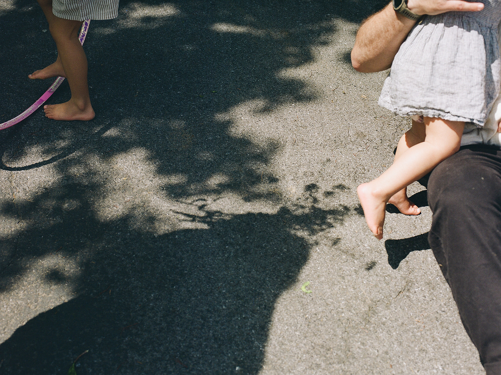 Photos of shadows on pavement
