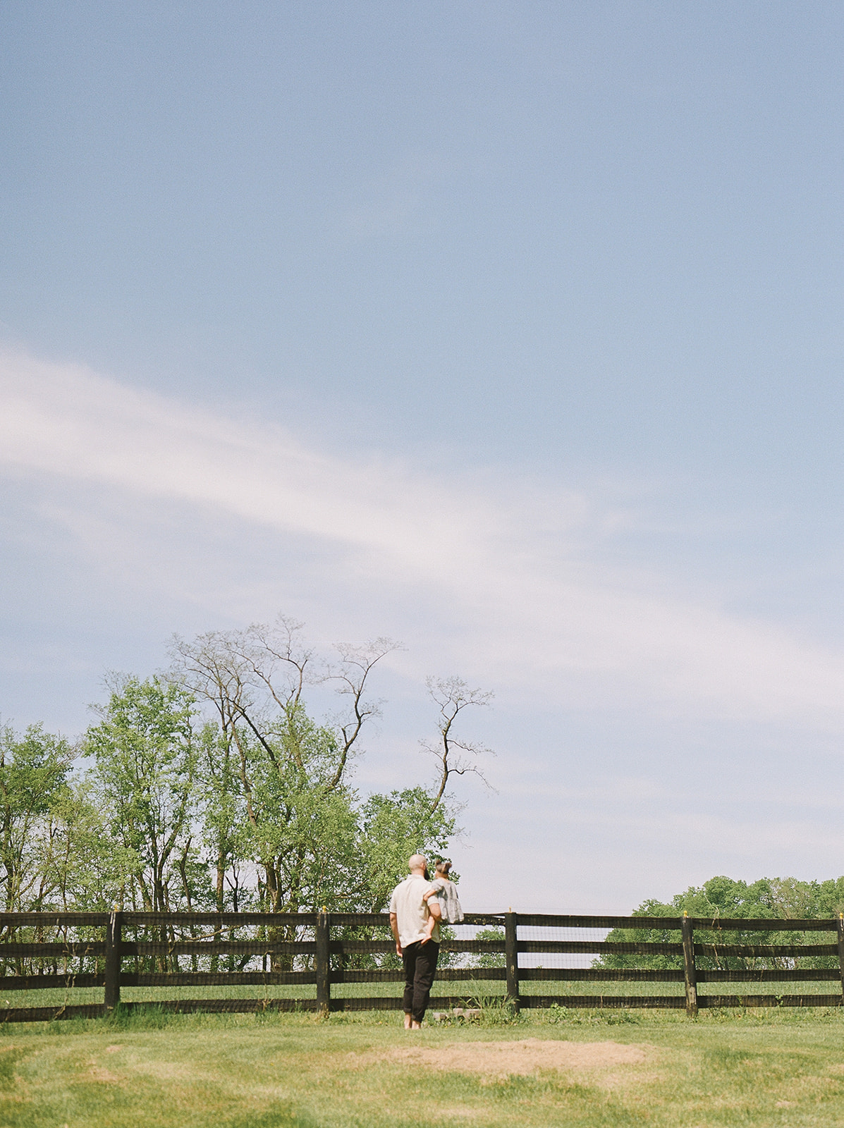 Film family photos of a dad and his daughter