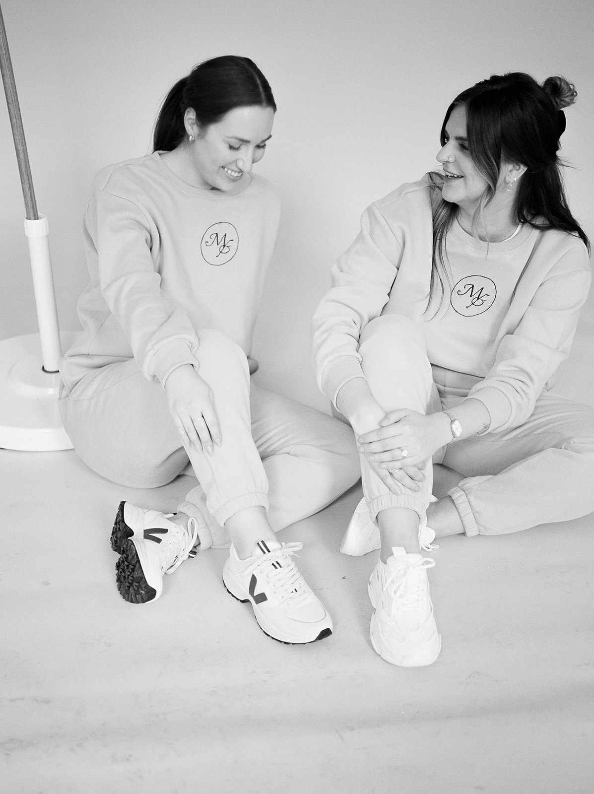 Two wedding planners in a Baltimore studio