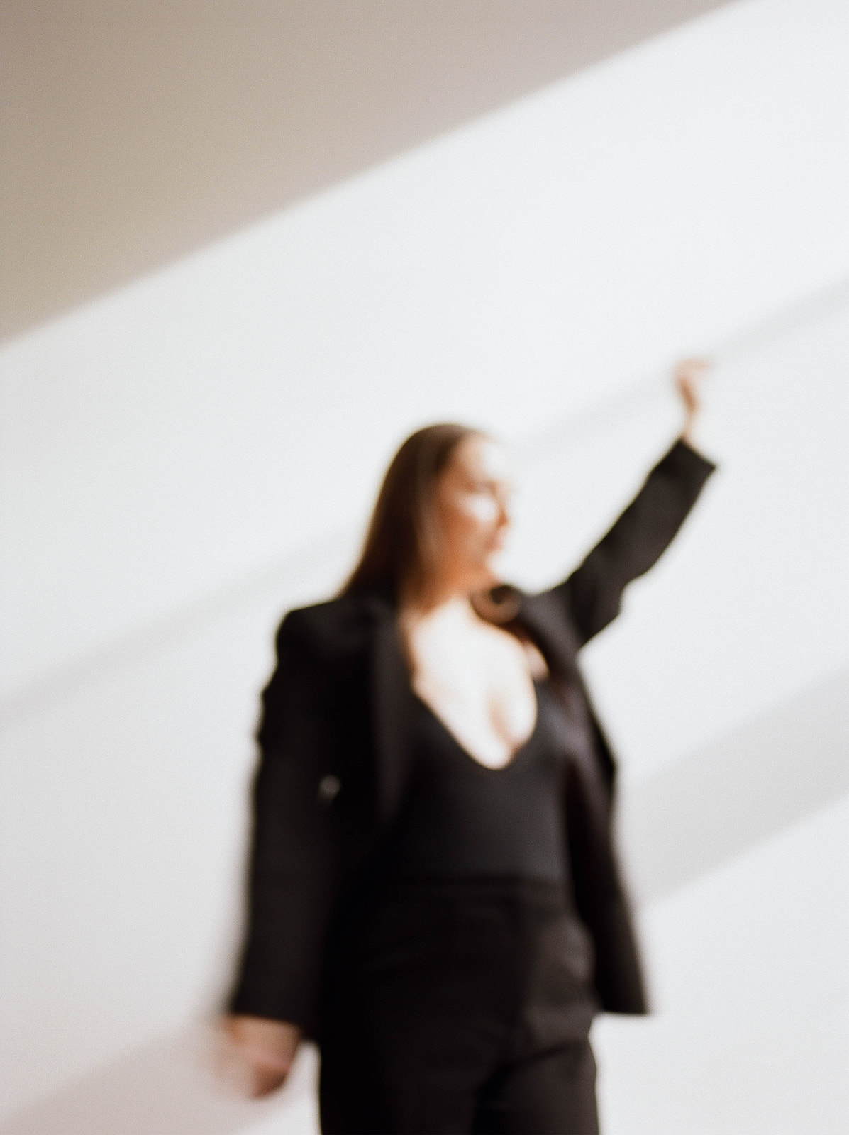 A motion-blurred photo of a Maryland wedding planner