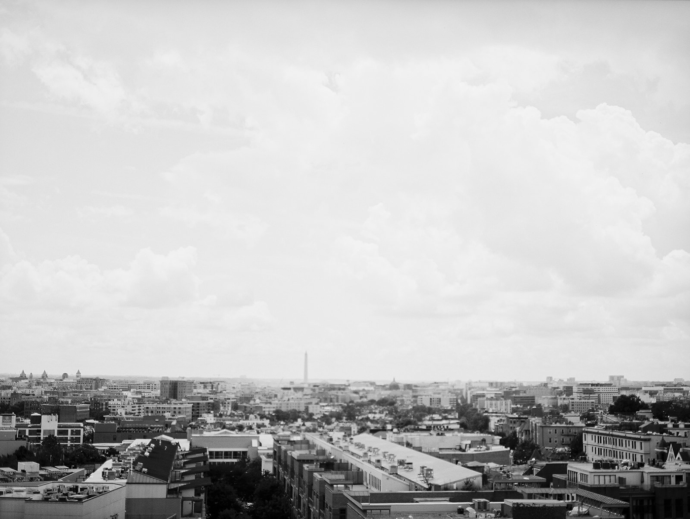 A view of the DC skyline from the Line DC hotel 