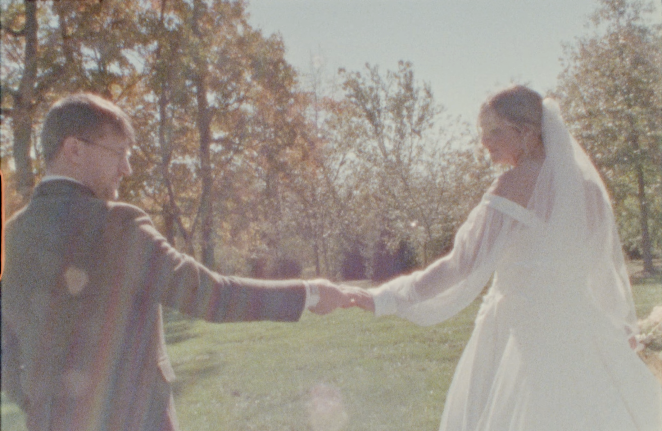 A screenshot from Super 8 Videography of a wedding 